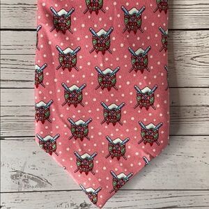 𝅺NWT Boys Vineyard Vines Christmas wreath oars tie